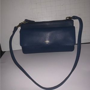 Fossil Wallet w/Shoulder Strap